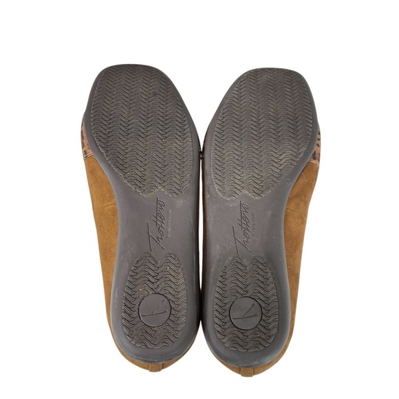Trotters Samantha Chestnut Vegan Calf Leather Womens Shoe Sz 6.5 WW Loafer Flats - Picture 8 of 11
